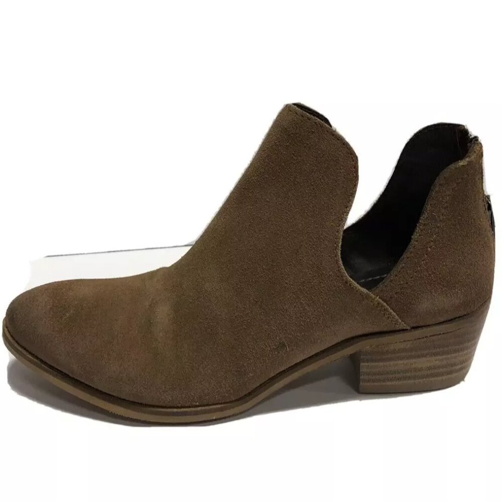 BCBGeneration Womens Ree Bootie Cowsuede Cognac Size 8 M
